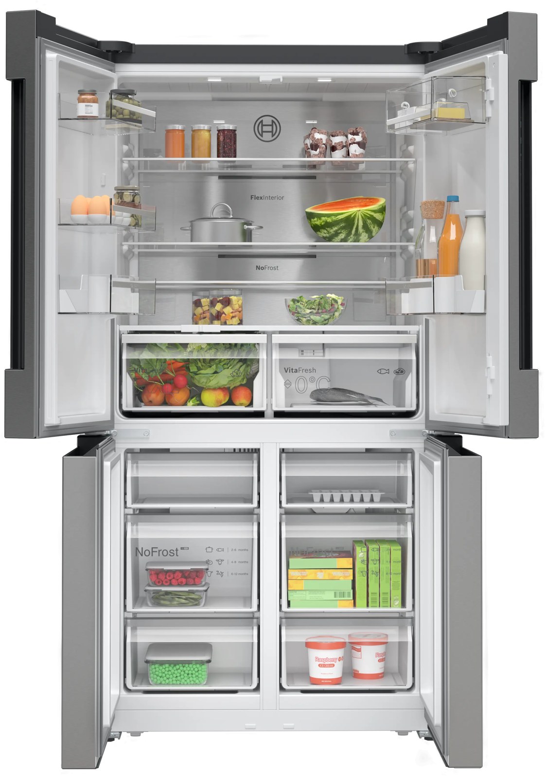 Bosch KFN96APEA S6 – French Door Mehrbereichs-Kühlschrank