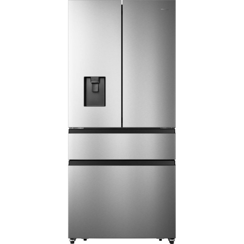 Hisense RF540N4WIE Edelstahl – Französischer Kühlschrank 79 cm